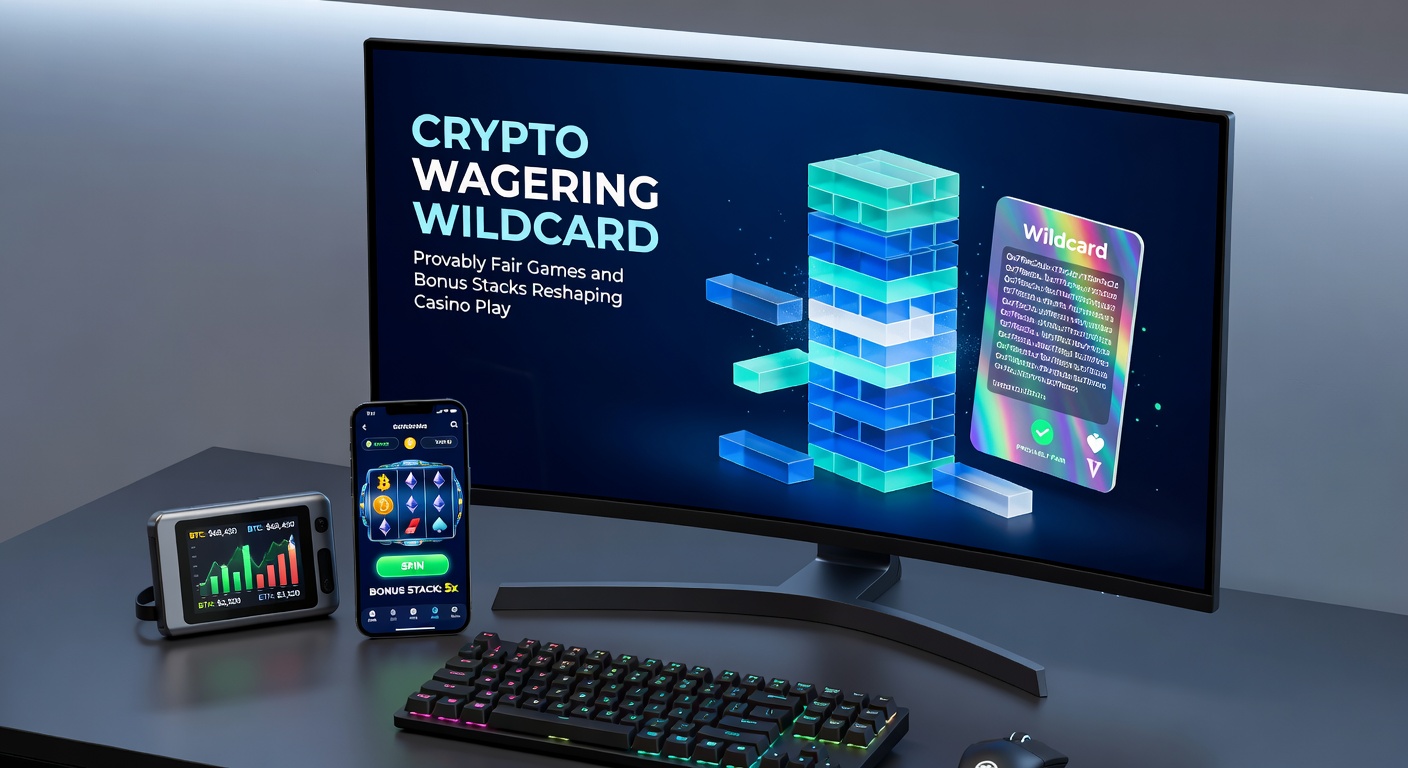 Screenshot of a crypto casino dashboard showing stacked welcome bonuses, free spins, and cashback layers with blockchain verification badges