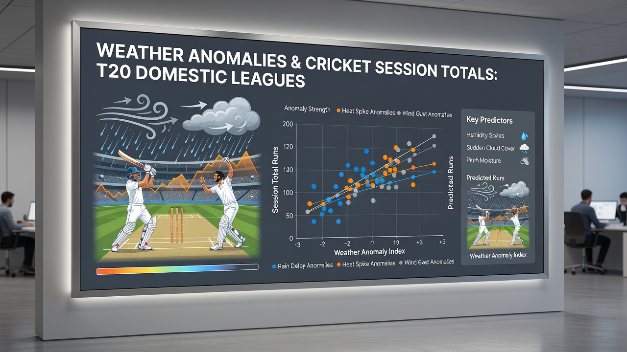 Detailed view of cricket pitch and ball under varying humidity and wind conditions